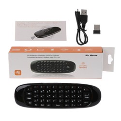 Chuột Bay C120 Có Mic Tìm Kiếm Bằng Giọng Nói Bàn Phím Không Dây Mini 2.4G Cho PC TV
