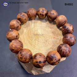Vòng Gỗ Nu Ngọc Am Để Mộc DUCTUANSTORE Dáng Tròn Vân Vip Mùi Thơm Ngọt Ngào - BH692