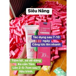 Kem bôi nâng ngực number one big Size tuýp 100g