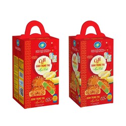Bánh Trung Thu Cao Lợi Hưng 5 cái x 100g 3 cái mix thập cẩm và 2 cái matcha sầu riêng