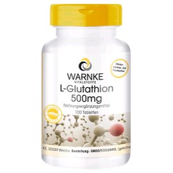 Viên Uống Trắng Da Warnke L-Glutathion 500mg, 100 viên