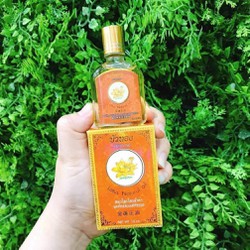 Chính hãng Chai Dầu Gió Thảo Dược Thảo Dược BUATHONG Lotus Natural Oil 15cc Thái Lan