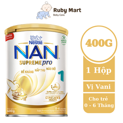 [ Date T7/25 ] Sữa dinh dưỡng công thức Nestlé NAN SUPREMEPRO 1 5HMO lon 400g