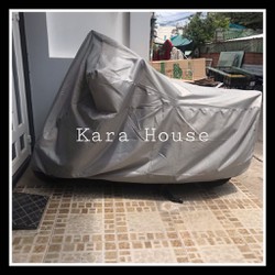 (CHÍNH HÃNG) Bạt trùm xe máy Kara House 220cm x 115cm che vừa vặn tất cả các loại xe máy - Hàng VN chất lượng cao