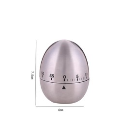 (CHÍNH HÃNG) ĐỒNG HỒ BÁO THỨC HÌNH QUẢ TRỨNG BẰNG THÉP KHÔNG GỈ