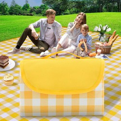 (CHÍNH HÃNG) Thảm du lịch, thảm dã ngoại, thảm picnic chống thấm, gấp gọn quai xách