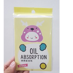 Chính hãng Giấy Thấm Dầu lameila Gói 50 Tờ