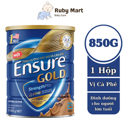 [ Date T10/25 ]Sữa bột Ensure Gold Coffee 850g
