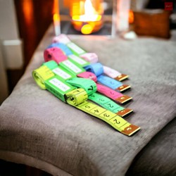 Thước dây 150cm có đầu sắt dùng cho thợ may, đo 3 vòng, đo chiều cao trẻ em
