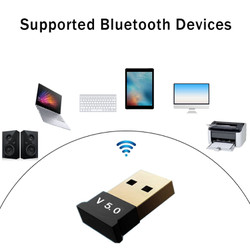 Bộ Chuyển Đổi Nhạc Bluetooth 5.0, Bộ Thu Phát Âm Thanh Không Dây Cho Máy Tính USB 2.0 Dongle Tốc Độ Nhanh