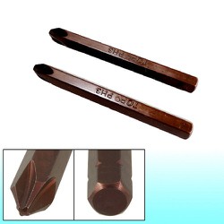 Bộ 2 Mũi Vít Đóng Nâu Dài 80mm Đường Kính 8mm Chuyên Dùng Kết Hợp Với Tua Vít Hoặc Cần Siết Để Vặn Mở Đai Ốc Đầu Bake