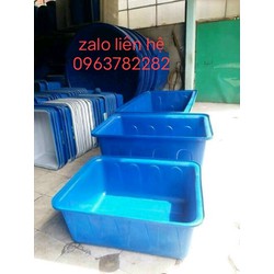 1 thùng 100l xanh dương hình chữ nhât