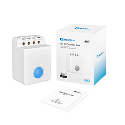 Bản quốc tế Broadlink Bestcon MCB1 Công tắc điều khiển từ xa bằng điện thoại wifi , 3G,4G Công tắc thông minh bảo hành 1 tháng