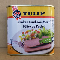 [TULIP - Hộp GÀ LỚN 340g] THỊT GÀ ĐÓNG HỘP [Denmark] Chicken Lucheon Meat (halal) (pkg)