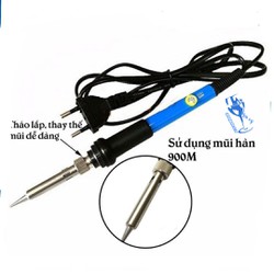 [Ảnh thật] Mỏ hàn thiếc TQ936 60W 220V điều chỉnh nhiệt chất lượng tốt có cầu chì bảo vệ
