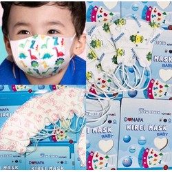 Khẩu trang 3d donafa cho bé từ 4 tháng tuổi hộp 10 cái