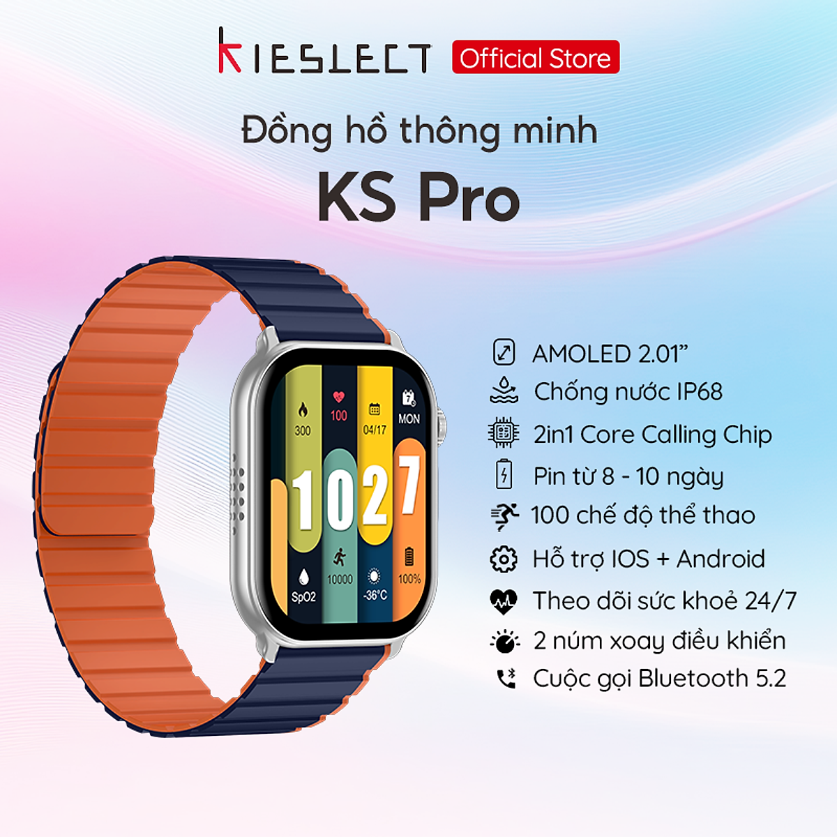 Đồng hồ thông minh Kieslect KS Pro (Mã SP: KS Pro)