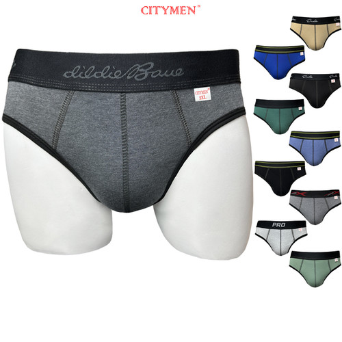 Combo 5 Quần Lót Nam Tam Giác Vải Cotton Co Dãn 2 Chiều Hiệu CITYMEN, Màu Ngẫu Nhiên - CTSD-MULTI2C