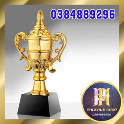 Cúp thể thao bóng đá lưu niệm vinh danh kỉ niệm chương quả bóng vàng wcup c1 laiga FA ngoại hạng Anh găng tay cầu thủ xuất sắc nhất nhận in ấn theo yêu cầu sll