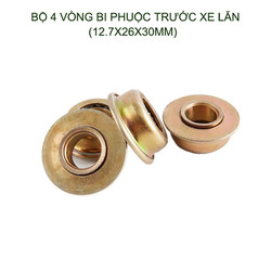 Bộ 4 vòng bi càng trước xe lăn loại 12.7x26x30mm