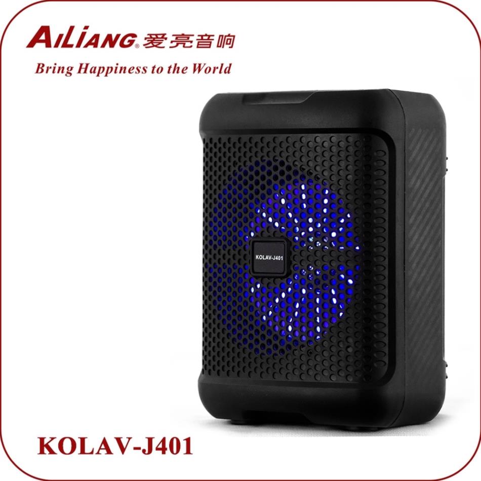 Hình ảnh Loa bluetooth Kalov J401 giá siêu rẻ  hỗ trợ USB thẻ nhớ  pin ngon  âm thanh ấm  LED RGB đổi màu đẹp mắt