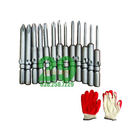 Bộ 13 tô vít bake chuôi cánh bướm dài 60mm Tặng găng tay bảo hộ