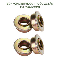 Com bô 4 vòng bi cho phuộc trước xe lăn loại trục 12.7mm