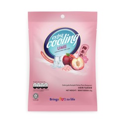 Kẹo Mềm Mận Muối Extra Cooling - Extra Cooling UME Chewy Candy (Gói 65g)