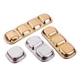 Khay Đựng Gia Vị Inox 304 Cao Cấp - Đa Năng 1/2/3/4 Ngăn