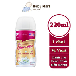 [ Date T6/24 ] Chai Sữa nước dành cho người bị tiểu đường Glucerna Abbotϯ 220ml/chai