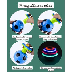 Đồ Chơi Bóng Xoay Phát Nhạc Độc Đáo - Football Spinning Top