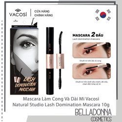 Mascara Làm Cong Và Dài Mi Vacosi Natural Studio Lash Domination Mascara 10g