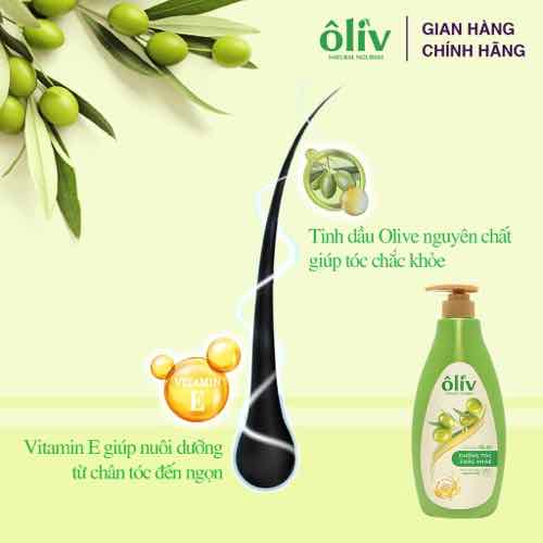 DẦU GỘI OLIV CHẮC KHỎE chai 650ML (Mã SP: DGOL)