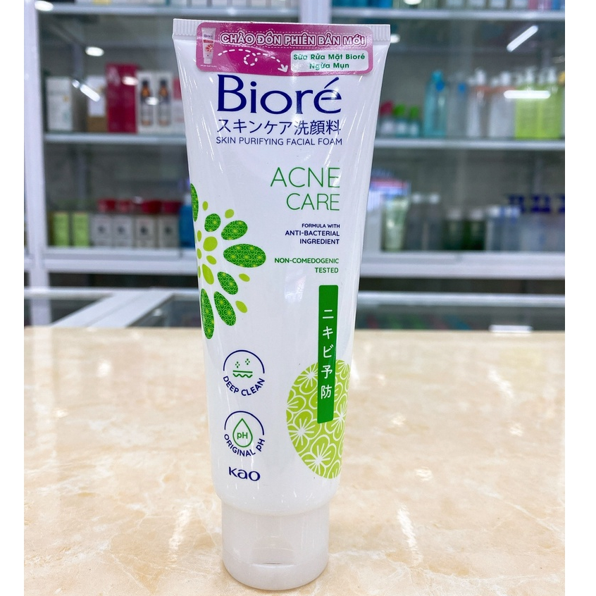 Sữa rửa mặt Biore Kháng Khuẩn Sạch Mụn 100ml (Mã SP: Biore)
