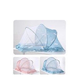 Màn chụp gấp gọn cho bé chống muỗi họa tiết hươu xinh xắn tự bung, hàng chất lượng cao cấp