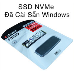 Ổ Cứng SSD NVMe Kingston Chính hãng đã cài sẵn Windows Fullbox bảo hành 3 năm cắm vào khởi động là xài được