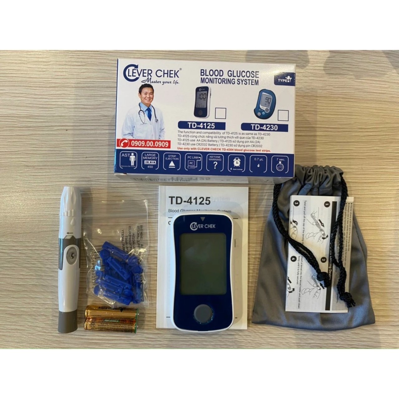 Máy đo đường huyết (Mã SP: TD4230)