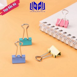 Hộp Kẹp sắt màu/ Kẹp bướm màu 25mm Deli - E8554A - 48 chiếc/hộp - 8554 ( 8554A - E8554 )