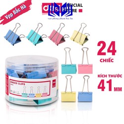 Kẹp bướm màu 51mm Deli E8551A - E8551