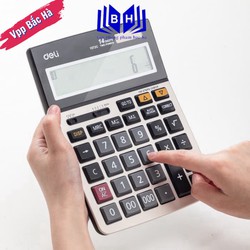Máy tính 14 số Deli 1672C - 150-Check Calculator 14-Digit Metal