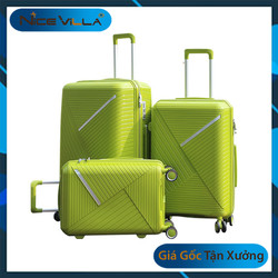 Vali Du Lịch Nhựa Dẻo PP Nice villa Chống Va Đập Size 20inch & 24inch & 28inch