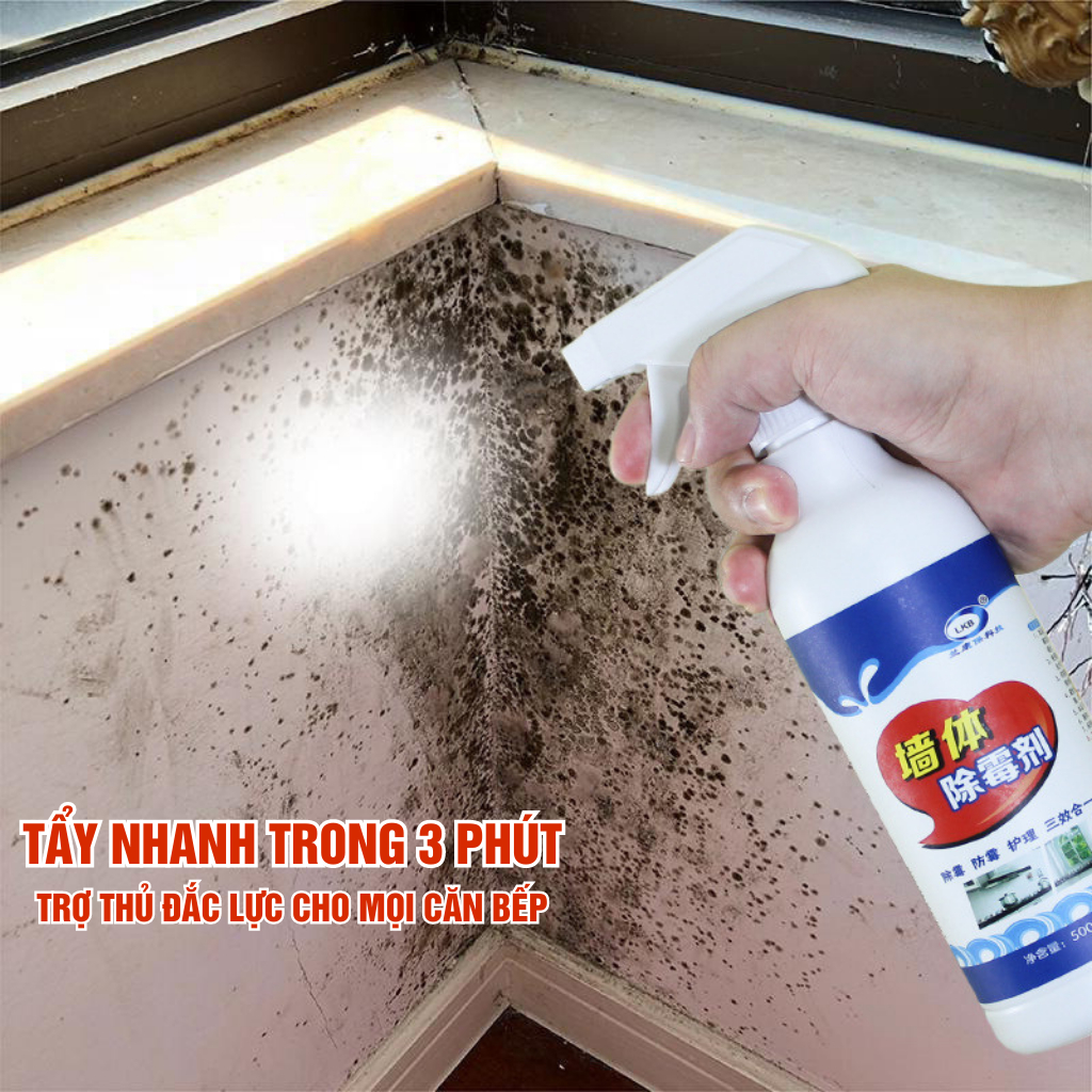 Hình ảnh Chai Xịt Tẩy Nấm Mốc Nhà Cửa 500Ml Làm Sạch Siêu Nhanh