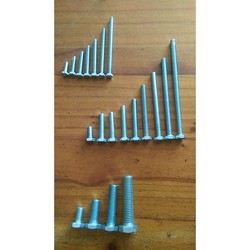 Bulon 8li, Bù lon đầu lục giác 8 li các loại, bù lon đầu lục giác (6 cạnh)