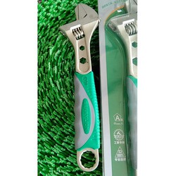 Mỏ lết đa năng Sư Tử 12inch, bọc nhựa, đầu răng vặn ống nước, đầu trơn mở đai ốc, mỏ lết đa năng