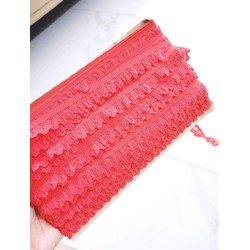 Ren thun viền may lên áo trang trí * bảng 1.5cm* giá 1 mét