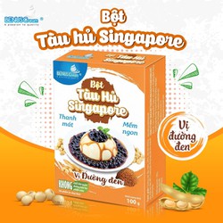[Hộp CAM 100g] BỘT TÀU HỦ SINGAPORE VỊ ĐƯỜNG ĐEN BENUSCREAM [VN] Brown Sugar Tofu Pudding Powder
