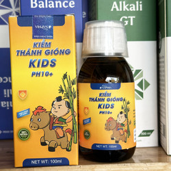 Kiềm Thánh Giống Kids PH10 Nước Kiềm saphia trẻ em chai 100ml