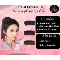 [Có sẵn] [Ảnh thật] Kẹp Mái Phồng nhiều phong cách , kiểu dáng trẻ trung - Làm phồng tóc tự nhiên - Dễ sử dụng