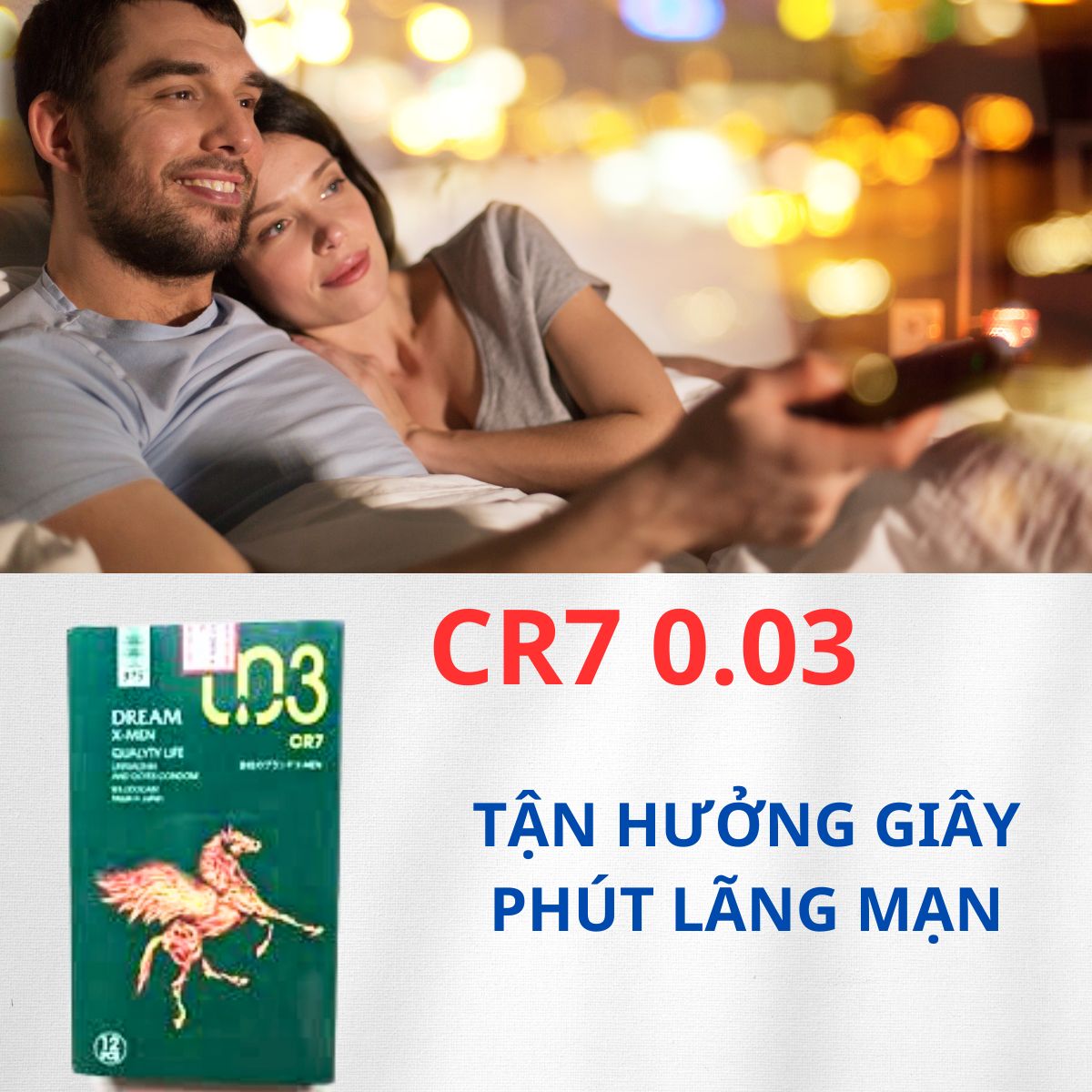 Hình ảnh Bao cao su Cr7 001 hộp 10 chiếc*