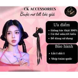 Tóc giả tết kèm nơ phong cách Douyin cực xinh